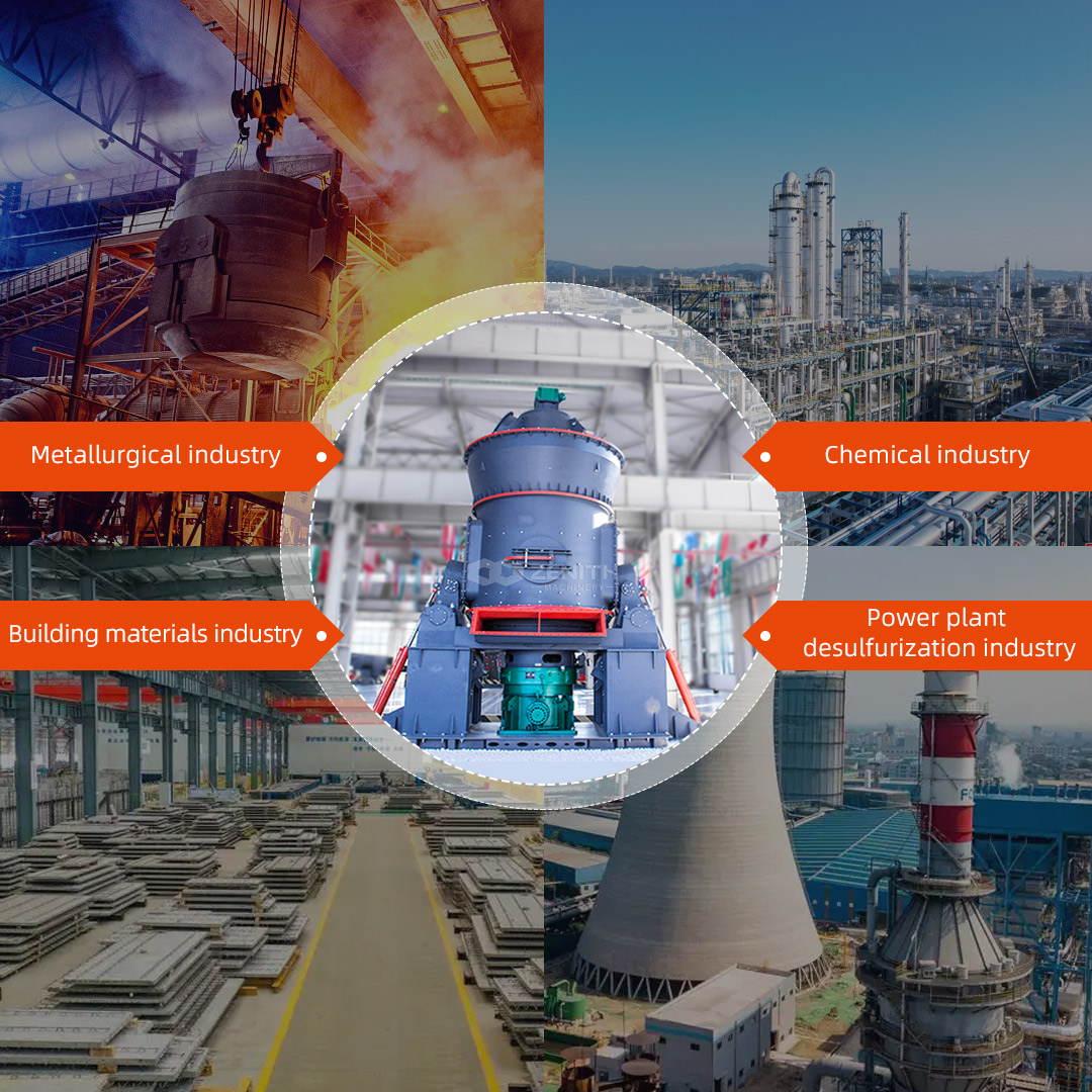 LM Vertical Grinding Mill installation in an industrial steel plant setting